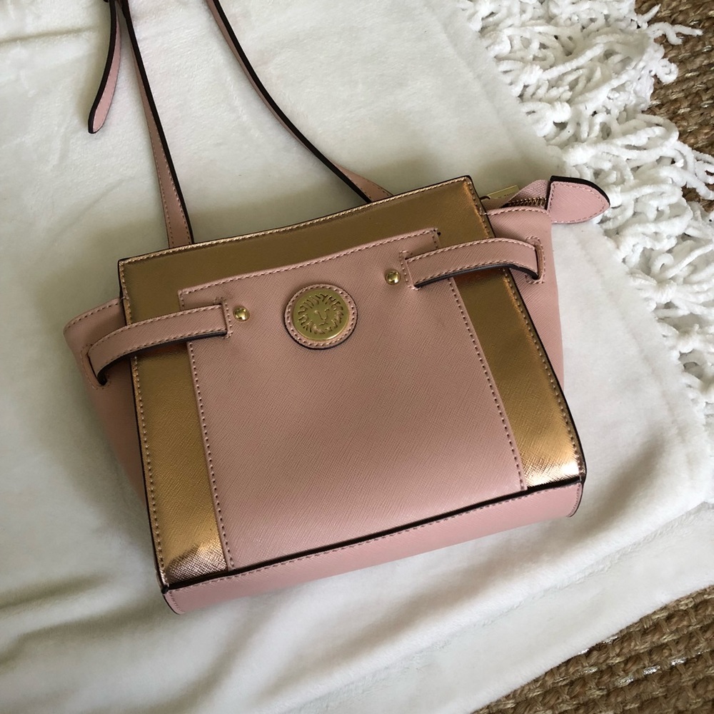 Anne Klein blush pink crossbody bag